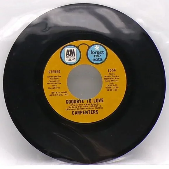Top of the World/Goodbye To Love by The Carpenters 45 - Picture 4 of 6